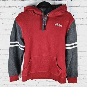 INDIAN MOTORCYCLE | pullover large embroidered logo hoodie hooded sweatshirt